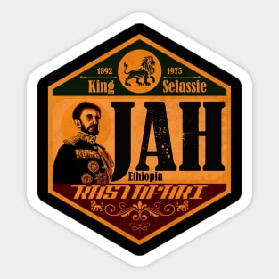 Jah Rastafari Vintage Label Sticker